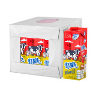 White Silk 怀丝全脂纯牛奶 3.5% 1L*12盒/箱 波兰进口 学生牛奶 家庭装 液奶