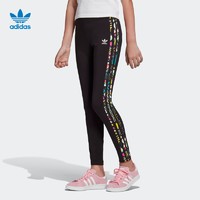 阿迪达斯官网 adidas 三叶草 LEGGINGS SOLID 大童装紧身裤EJ5624