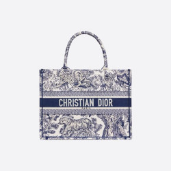 Dior 迪奥dior Book Tote系列印花刺绣帆布包手提包 什么值得买