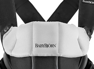 BABYBJORN 023037US 婴儿有机棉背带 黑色