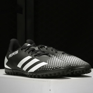 adidas 阿迪达斯 Predator 20.4 TF 男士足球鞋 FW9205 黑白 42