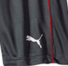 PUMA 彪马 男童套装两件套T恤+短裤 红色/灰色 102cm