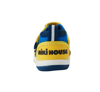 MIKI HOUSE 儿童网面透气二段学步鞋 蓝色 14cm