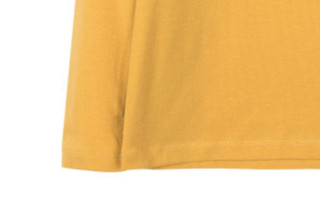 SOUHAIT 水孩儿 儿童纯棉保暖高领打底衫 姜黄色 110cm
