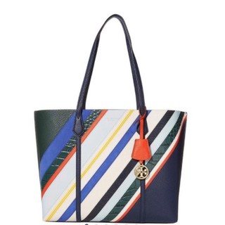 TORY BURCH 汤丽柏琦 Perry Balloon Stripe 女士单肩托特包