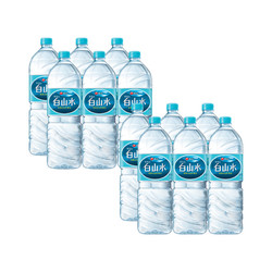 农心 白山水天然饮用纯净矿物质水 2L*6瓶*2箱 *2件 +凑单品