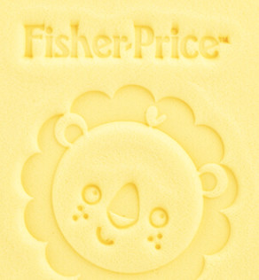 Fisher-Price Fisher Price）婴幼儿沐浴海绵婴儿沐浴棉宝宝洗澡海绵起泡棉 黄色 婴儿用品