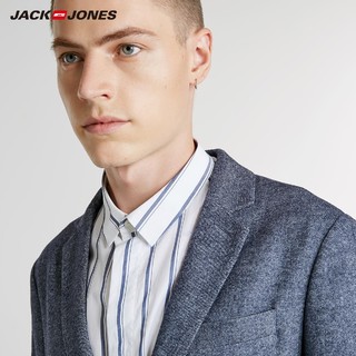 JackJones 杰克琼斯 218308516 男士含羊毛长袖西装外套
