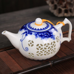 天泽（TIAN ZE） 玲珑茶壶-牡丹款（单茶壶）