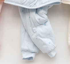 Tong Tai 童泰 婴儿秋冬和服棉衣套装 TS82D 蓝色 59cm