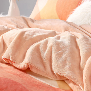 法兰绒四件套床上用品吸湿发热保暖床单被罩床上用品套件