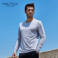 NAUTICA 诺帝卡  NCTS050570 男士圆领长袖T恤