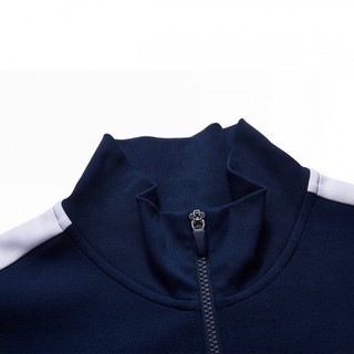 安踏运动男外套时尚修身显瘦针织运动上衣 XS 明月蓝3