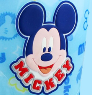 disney 迪士尼 儿童防滑中筒雨鞋 14770 蓝色米奇 32
