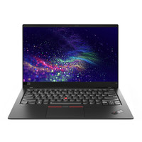 ThinkPad 思考本 X1 Carbon 2019款 14英寸 轻薄本 黑色(酷睿i7-10710U、核芯显卡、16GB、2TB SSD、4K、IPS、20R10005CD)