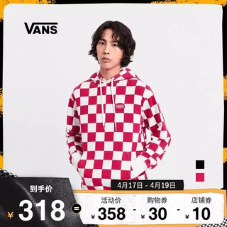 Vans 范斯 VN0A4URI705 棋盘格运动休闲卫衣