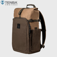 TENBA 天霸 摄影包tenba休闲双肩相机包专业防水户外微单反背包 富尔顿V2
