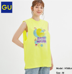 GU 极优 GU322244000 女士长款T恤