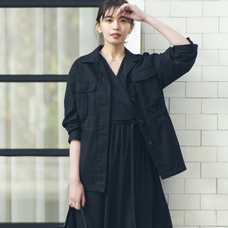 UNIQLO 优衣库 427065 女士麻棉衬衫式夹克