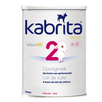 荷兰进口 Kabrita（佳贝艾特）金装版婴幼儿羊奶粉 2段（6-12月） 800g/罐