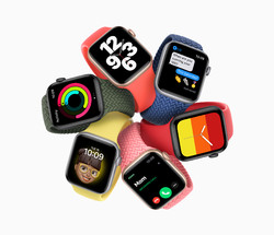 Apple Watch SE 智能手表 GPS+蜂窝网络款 44毫米 铝金属表壳