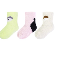 Bornbay 贝贝怡 203P2325 婴儿保暖袜子三双装 多色 1-2岁