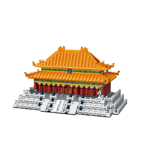 keeppley启蒙积木北京故宫宫廷文化太和殿小颗粒正版授权拼插积木2049