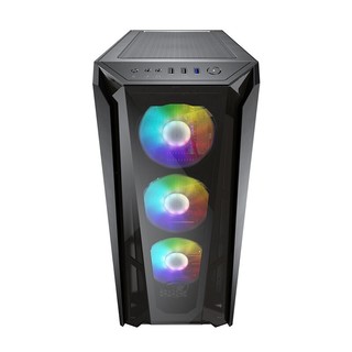 COUGAR 骨伽 黑影S2 RGB ATX机箱 半侧透 黑色