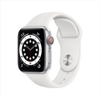 Apple 苹果 Watch Series 6 智能手表 GPS+蜂窝款 40mm 白色