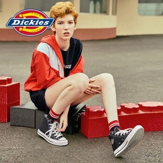 Dickies 帝客 女士高帮系带帆布鞋193W50LXS25 黑色37