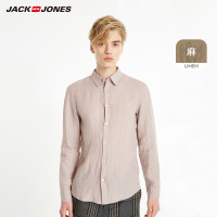 JackJones 杰克琼斯  219105522 男士亚麻衬衫