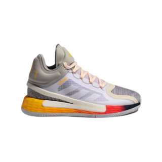 adidas 阿迪达斯 D Rose 11 男士篮球鞋 FW8508 白/日光金/科技靛蓝 42