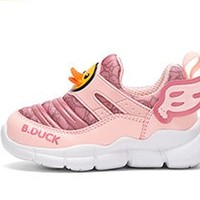 B.Duck 儿童网面透气休闲运动鞋 B3182947 粉色 22码