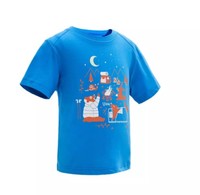 DECATHLON 迪卡侬 MH100 男童运动T恤 165751-8552506 太平洋蓝