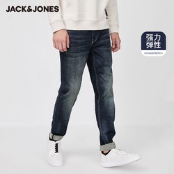 JackJones 杰克琼斯 219432507 男士弹力修身小脚牛仔长裤