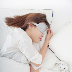小米生态链8H凉感眼罩助眠舒缓黑眼圈抗菌遮光全棉透气眼罩