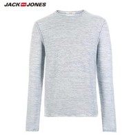 JackJones 杰克琼斯 219124503 男式纯棉撞色花织毛衣