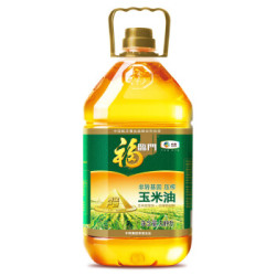 福临门 黄金产地 非转基因一级压榨玉米油 3.09L *3件 +凑单品