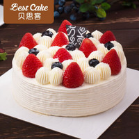 限地区：Best Cake 贝思客 双莓落雪蛋糕 450g
