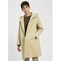 ME&CITY 530397 连帽中长款风衣