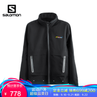【20秋季尚新】萨洛蒙(Salomon)男款户外连帽防水茄克冲锋衣 BLOCK SHELL JKT 黑色 203004 M