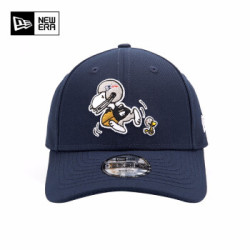 NEWERA纽亦华NFL史努比联名系列童款帽子男弯檐帽子女时尚刺绣棒球帽女 藏青色12351587 儿童款51-57(cm)