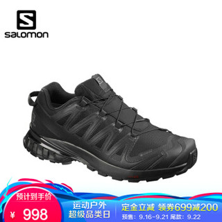 萨洛蒙（Salomon）男款户外防水登山鞋徒步鞋 XA PRO 3D v8 GTX 黑色 409889 UK8(42)