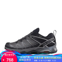 【20秋季尚新】萨洛蒙(Salomon)男款 户防水透气徒步鞋 X ULTRA 3 WIDE GTX 黑色 406596 UK8(42)