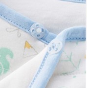 YEEHOO 英氏 丛林嬉戏系列 婴儿保暖上衣 10095025 月蓝色 52cm