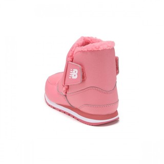 NB中童鞋4-7岁 女中童款内绒保暖魔术贴休闲运动短靴 28.5 粉色