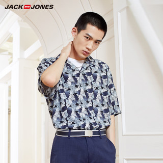 JackJones 杰克琼斯  219104505 男士短袖衬衫