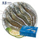 自营国产且净重：万景 北海鲜冻白虾(大号) 净重4斤 100-120只