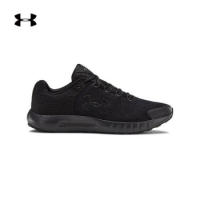安德玛官方UA MicroG Pursuit BP男子跑步鞋Under Armour3021953 黑色002 44.5