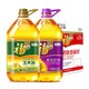 福临门黄金产地玉米油 葵花籽油3.68L*2桶压榨健康清淡食用油